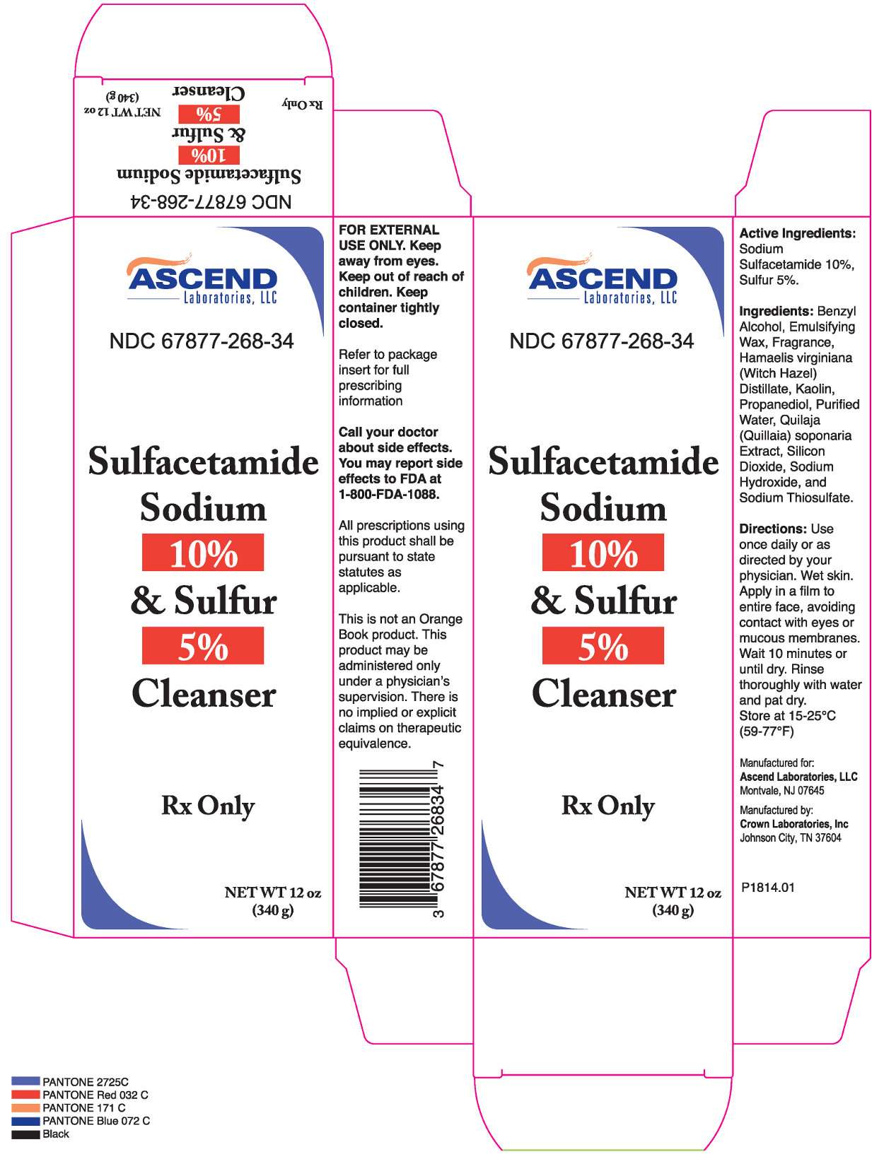 Sulfacetamide Sodium, Sulfur